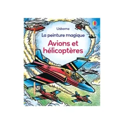 Avions et hélicoptères - La peinture magique - par Baer Sam - livre à colorier