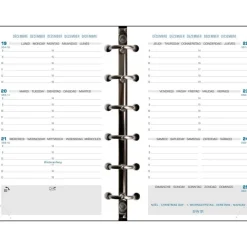 Baby-Croco - Organiseur 16 mois - 11 x 14,5 cm - vieux rose - Exacompta