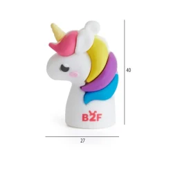 Back to Fun - Taille-crayons Licorne kawaii en silicone - parfait pour les enfants