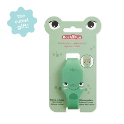 Back2Fun - montre digitale tactile en silicone - modèle grenouille - l’heure au bout des doigts