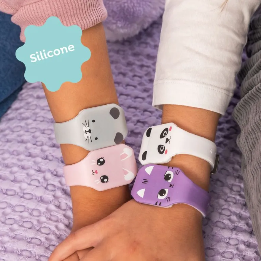 Back2Fun - montre digitale tactile en silicone - modèle grenouille - l’heure au bout des doigts
