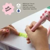 Back2Fun - Stylo fantaisie pour enfants en forme d'hippocampe bleu qui donne envie d’écrire