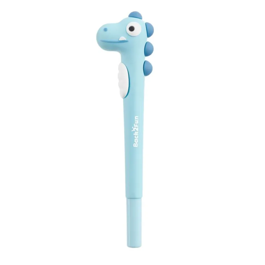 Back2Fun - Stylo fantaisie pour enfants en forme d'hippocampe bleu qui donne envie d’écrire
