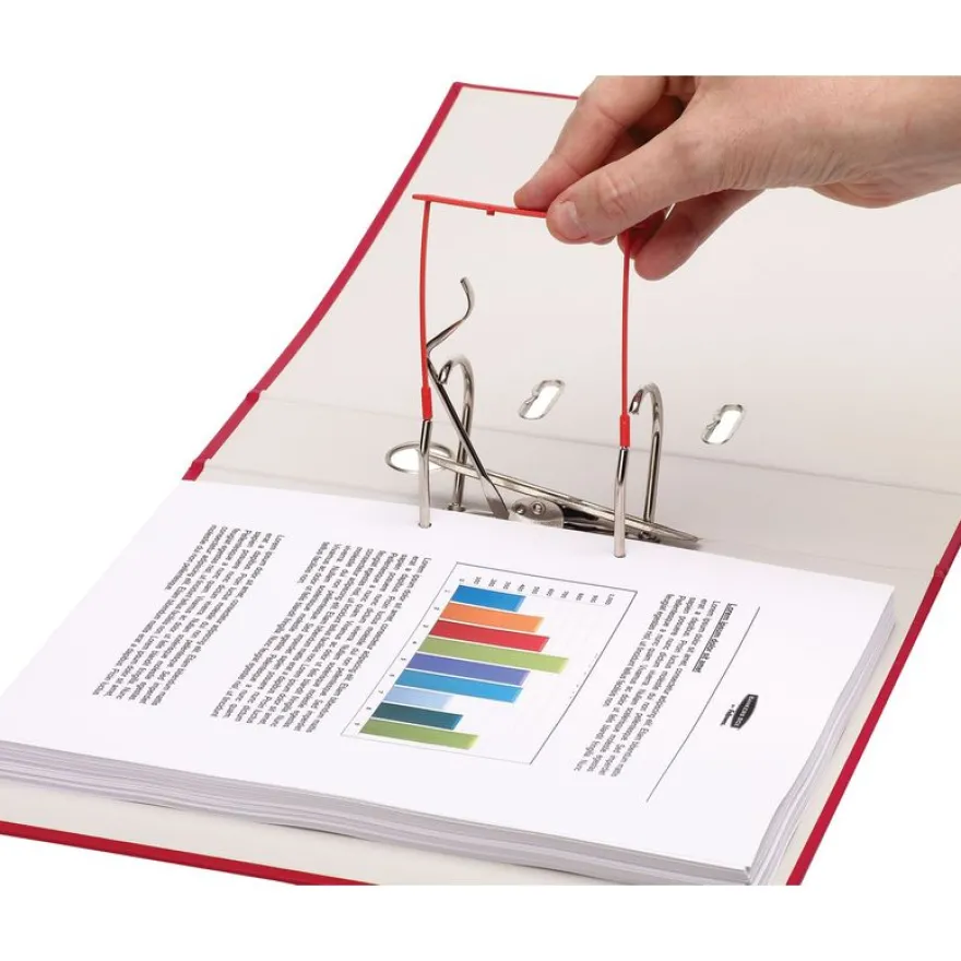 Bankers Box - 100 clips pour archives - rouge - Fellowes