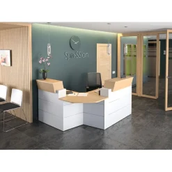 Banque intermédiaire SUNDAY - L80 x H74 x P80 - Chêne