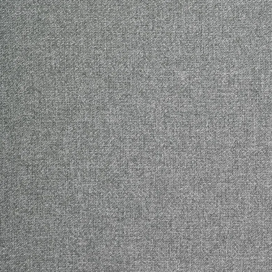 Banquette ILO - 4 places L172xP114cm - carbone - structure noyer - tissu gris chiné