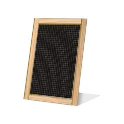 Bequet - 3 Chevalets de comptoir "écolière" - 15 x 22 cm - cadre faux bois