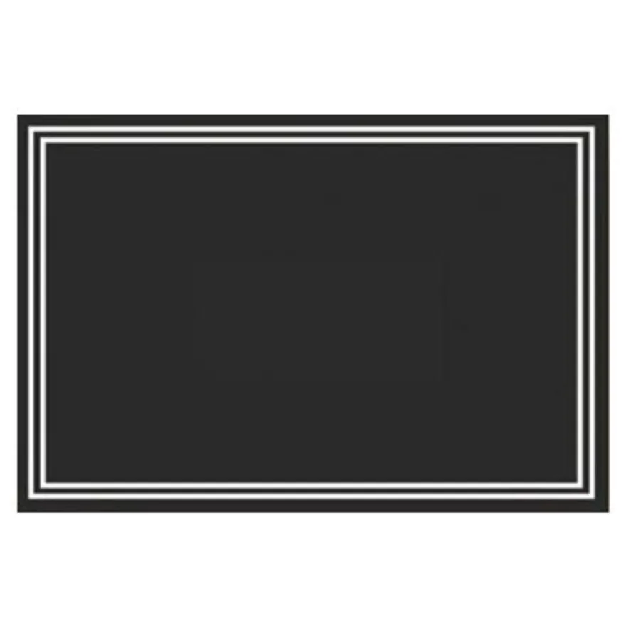 Bequet - 10 Étiquettes Ardoisine noires recto/verso - 8 x 12 cm - sans attache
