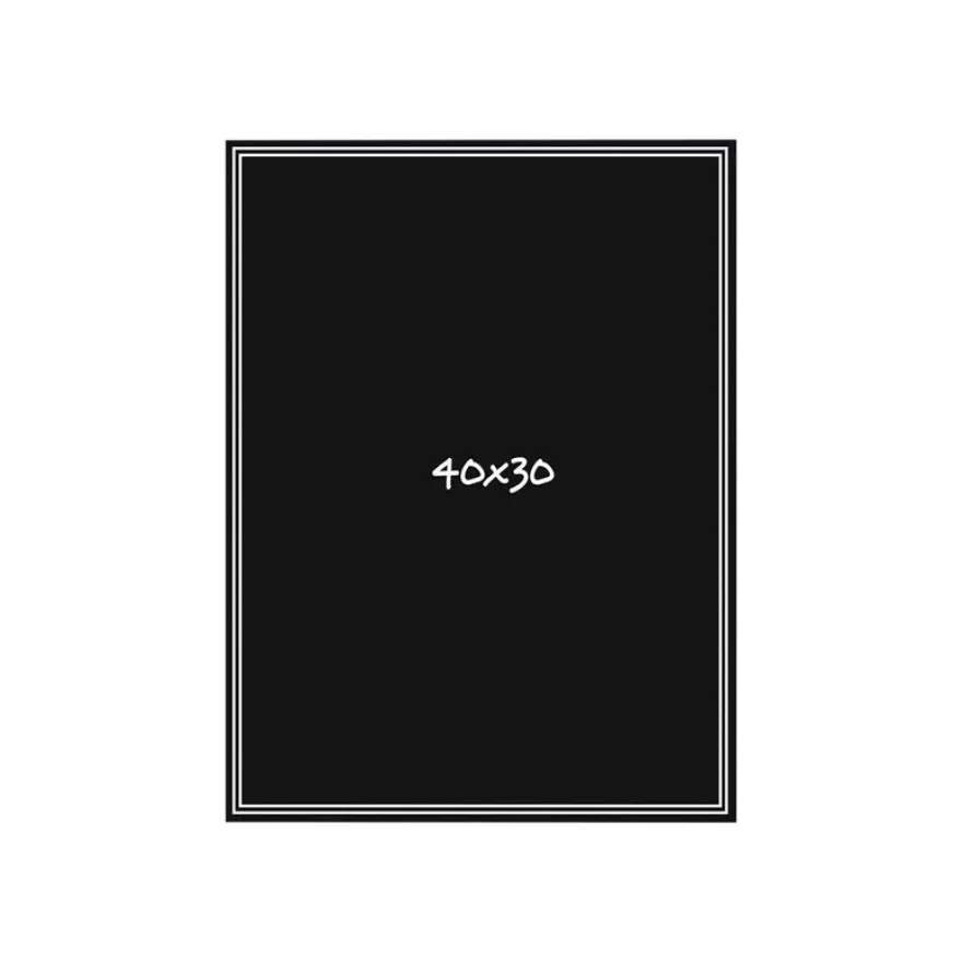 Bequet Ardoisine - 3 Pancartes noires - 40 x 30 cm - double face