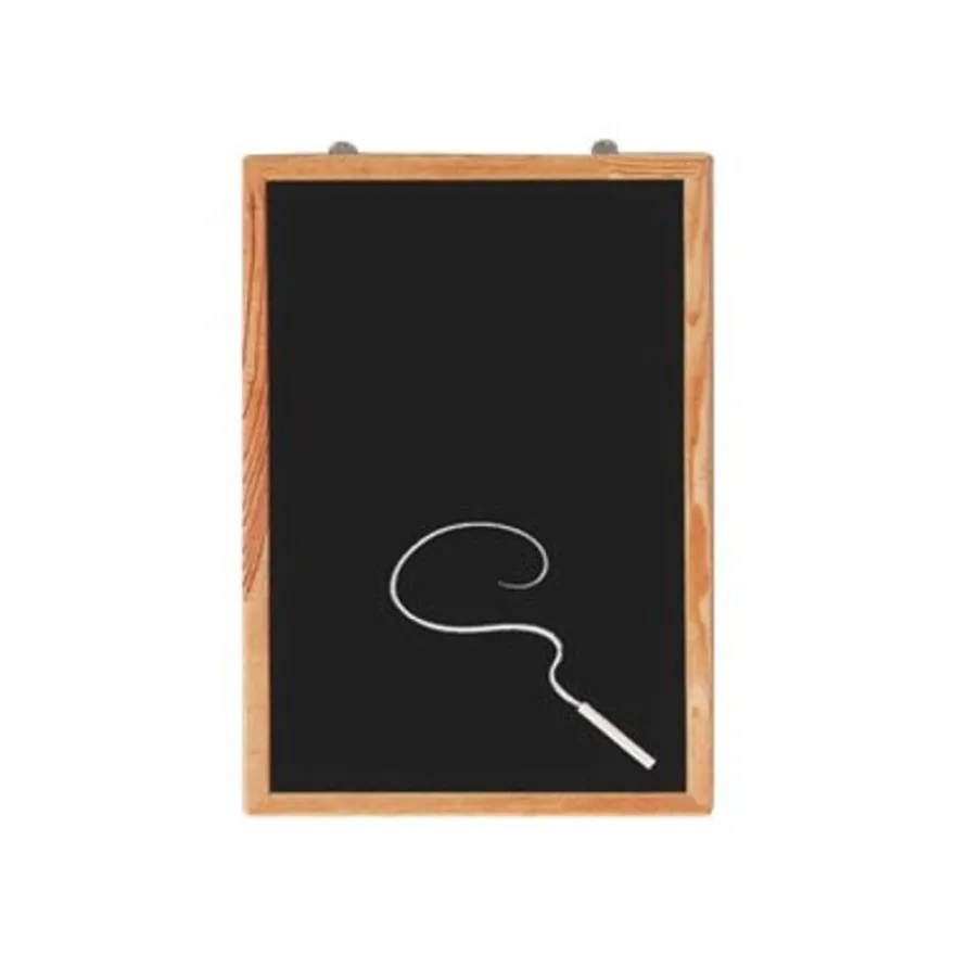 Bequet Basic - Tableau ardoise noire - 40 x 60 cm - encadrement baguette agrafée
