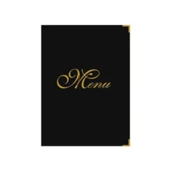 Bequet Elite - Protège-menu - 23,3 x 31,9 cm - noir