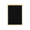 Bequet Evolution - Tableau ardoise noire - 30 x 40 cm - encadrement pin naturel