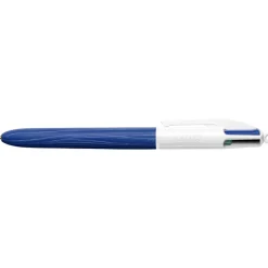 BIC 4 Couleurs Bois - Stylo à bille 4 couleurs effet bois - disponible dans différentes couleurs