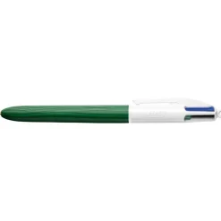 BIC 4 Couleurs Bois - Stylo à bille 4 couleurs effet bois - disponible dans différentes couleurs