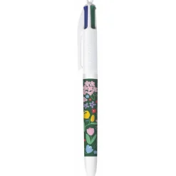 BIC 4 Couleurs Décors tournants - Stylo à bille 4 couleurs - 1 mm - différents modèles disponibles