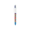 BIC 4 Couleurs Decors - Stylo bille 4 couleurs - noir, bleu, rouge, vert - 1 mm - moyen - rétractable