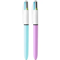 BIC 4 Couleurs FUN - Stylo à bille 4 couleurs