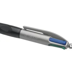 BIC 4 Couleurs Grip Pro - Stylo à bille 4 couleurs