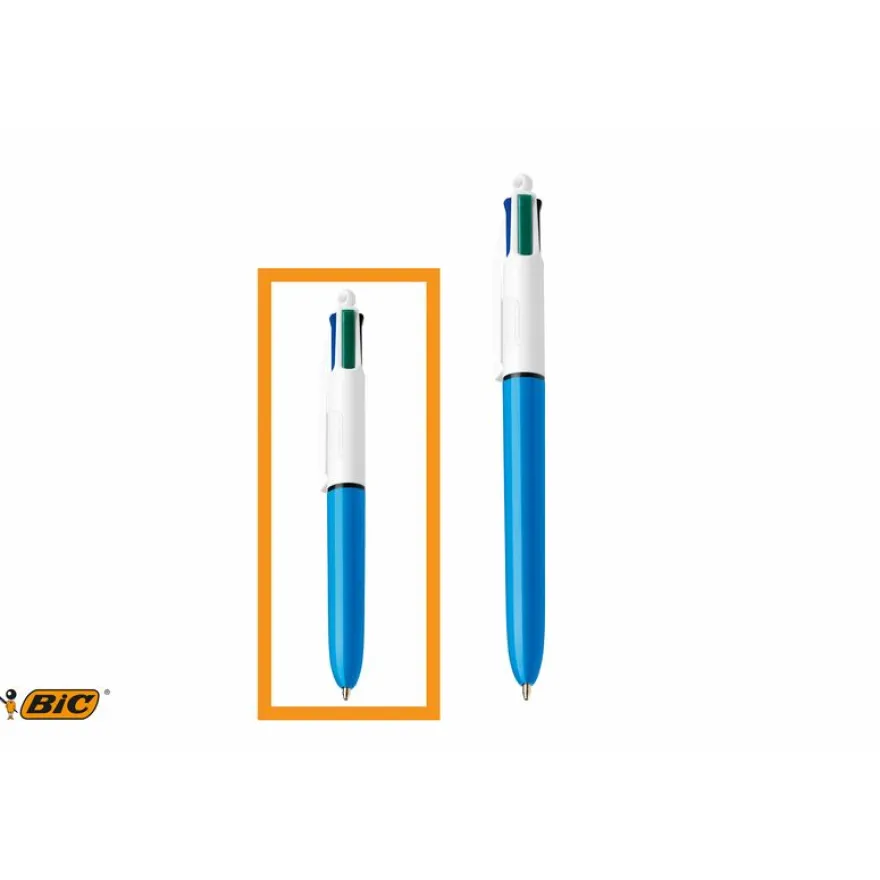 BIC 4 Couleurs Mini - Stylo à bille 4 couleurs