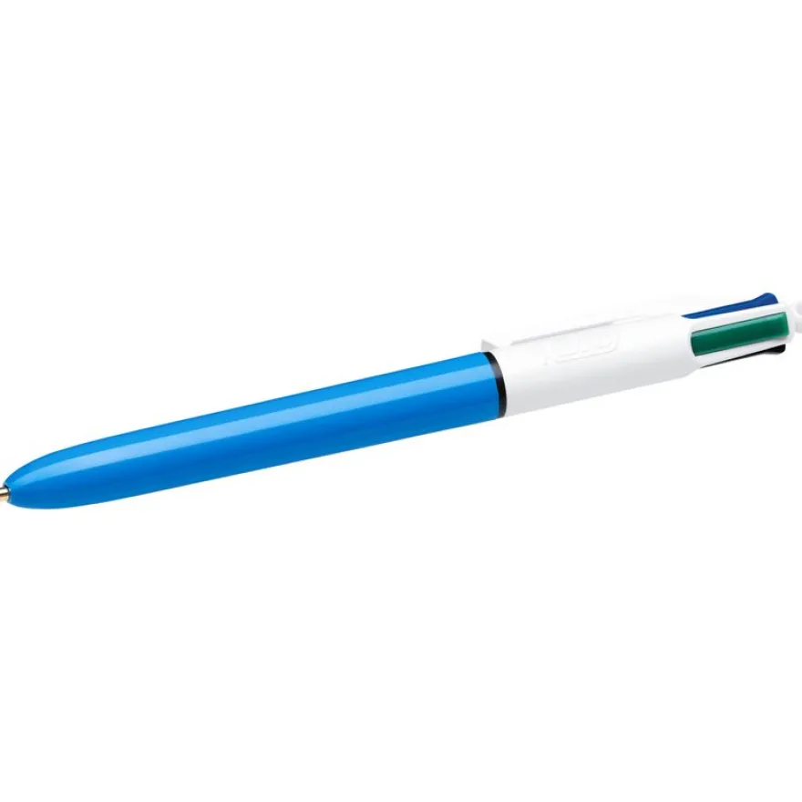 BIC 4 Couleurs Original - Stylo à bille 4 couleurs (rouge, bleu, vert, noir)