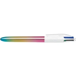 BIC 4 Couleurs Shine Gradient - Stylo à bille 4 couleurs - pastel irisé