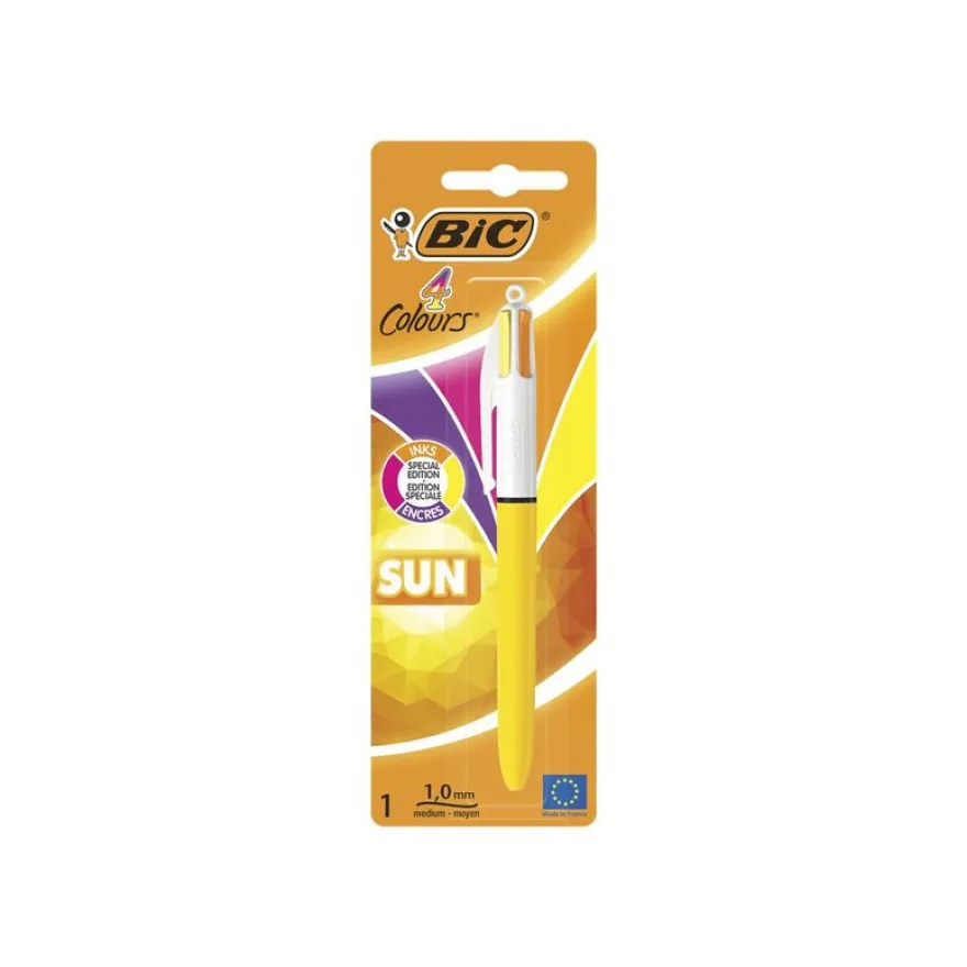 BIC 4 Couleurs SUN - Stylo à bille 4 couleurs