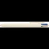 BIC - Stylo Bille 4 Couleurs Mineral Beige - Pointe 1 mm