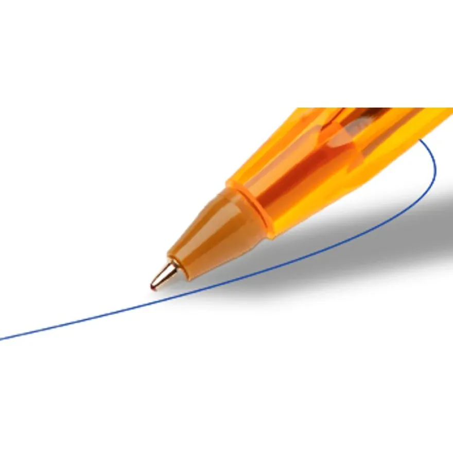 BIC Cristal Fine - 50 Stylos à bille - bleu