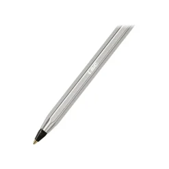BIC Cristal Re'New - Stylo à bille noir + 2 recharges