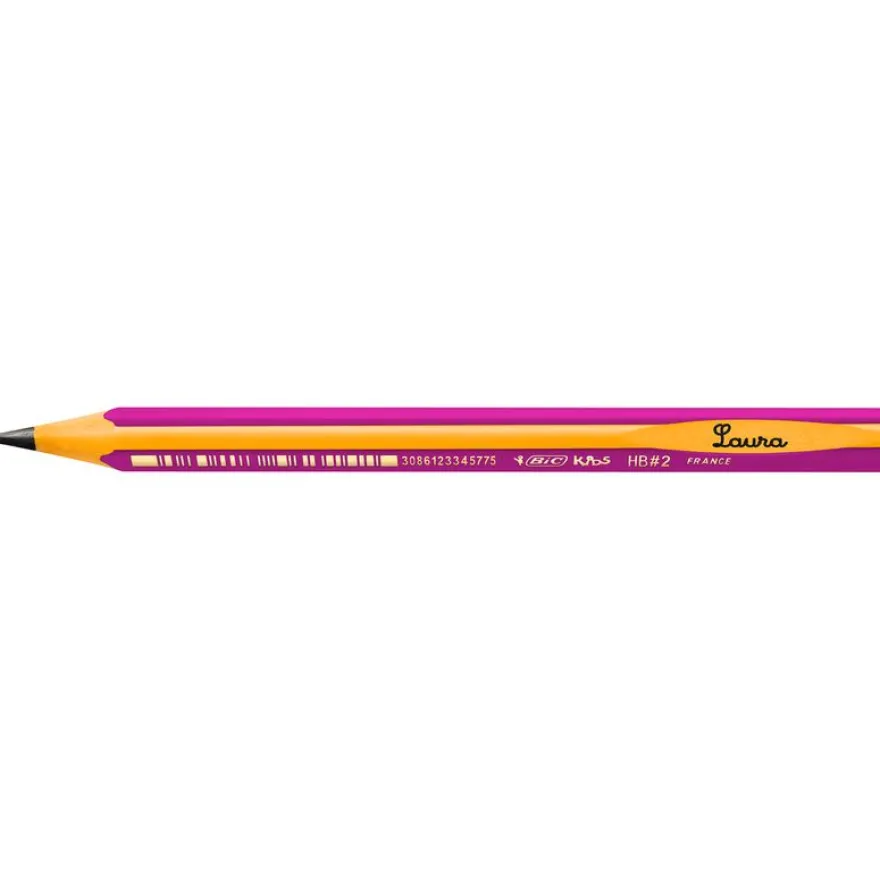BIC Kids - Crayon à papier - spécial apprentissage - corps rose