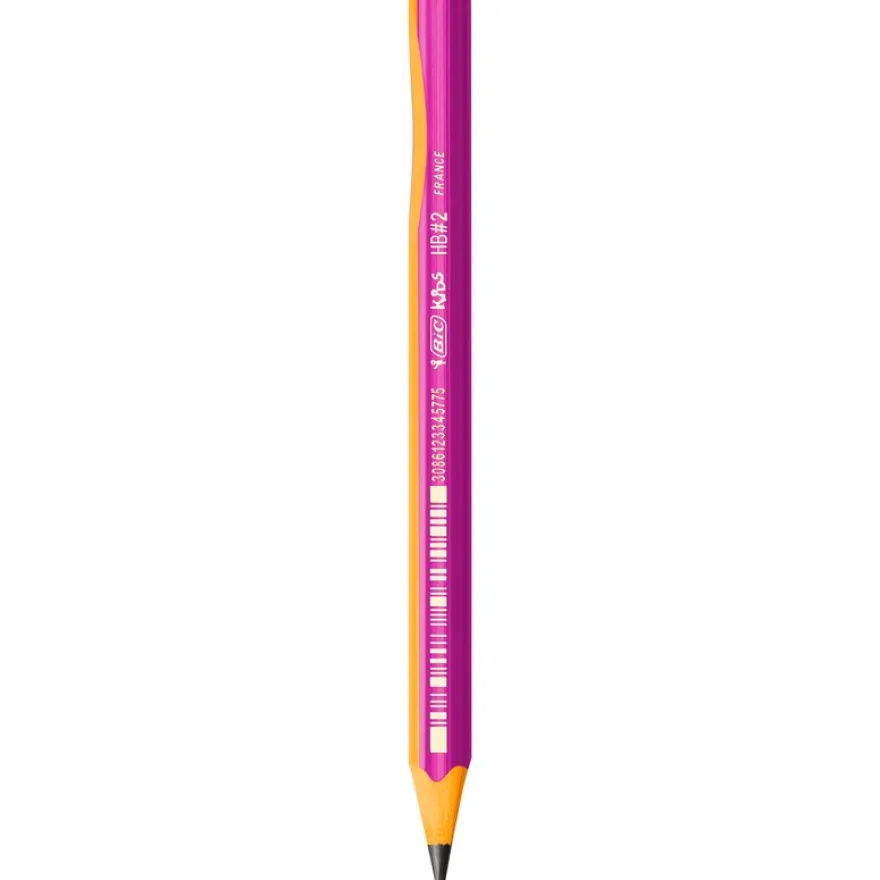 BIC Kids - Crayon à papier - spécial apprentissage - corps rose
