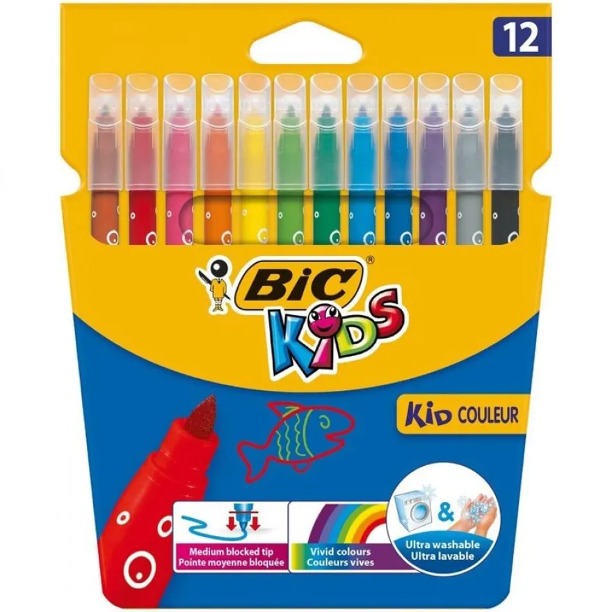 BIC Kids Couleur - 12 Feutres