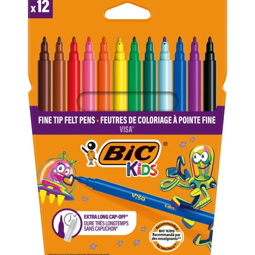 BIC Kids Visa - 12 Feutres
