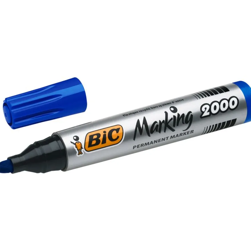 BIC MARKING 2000 - Marqueur permanent - pointe ogive - bleu
