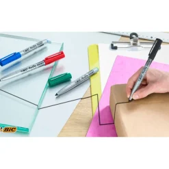 BIC MARKING Pocket 1445 - Marqueur permanent - pointe ogive - rouge