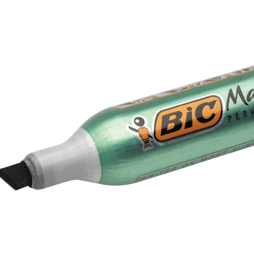BIC ONYX 1591 - Marqueur permanent - pointe biseau - noir