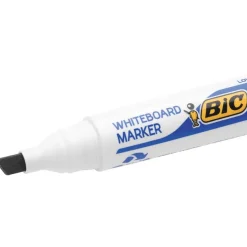 BIC VELLEDA 1751 - Marqueur effaçable - pointe biseau - bleu