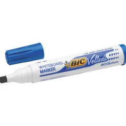 BIC VELLEDA 1751 - Marqueur effaçable - pointe biseau - bleu