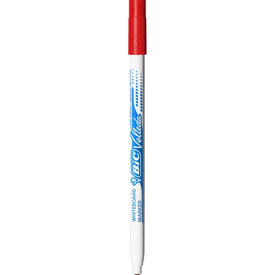 BIC VELLEDA 1721 - Marqueur effaçable - pointe fine - rouge