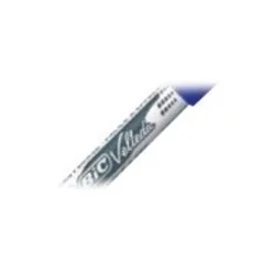 BIC VELLEDA 1741 - Pack de 12 marqueurs effaçables - pointe ogive - bleu