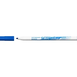 BIC VELLEDA 1721 - Pack de 2 marqueurs effaçables - pointe fine - bleu