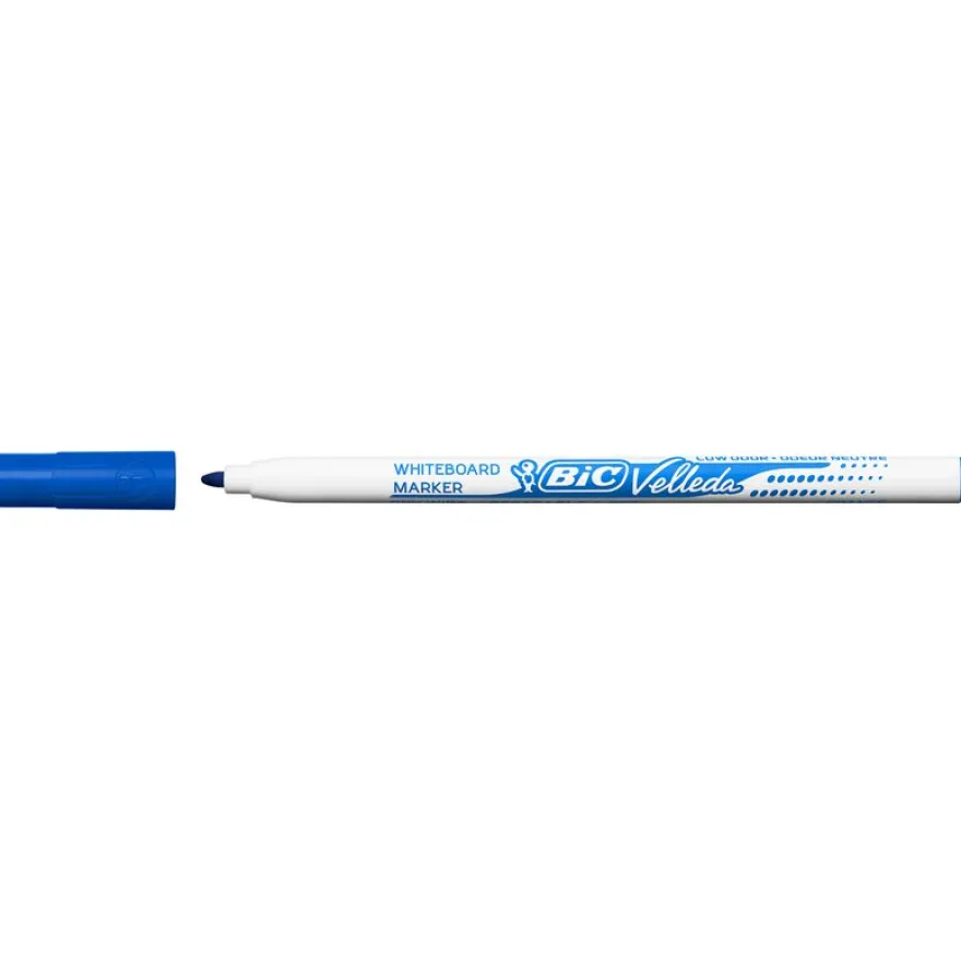 BIC VELLEDA 1721 - Pack de 4 marqueurs effaçables - pointe fine - couleurs assorties