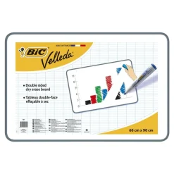 BIC Velleda - Ardoise blanche - 60 x 90 cm - double face