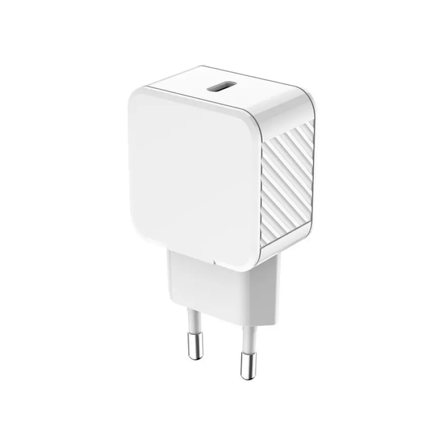 BigBen - Adaptateur alimentation - CA / USB-C - GaN - 65 Watt - blanc