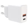 BigBen - Adaptateur électrique - CA/USB-C/USB - GaN - 38 Watt - blanc