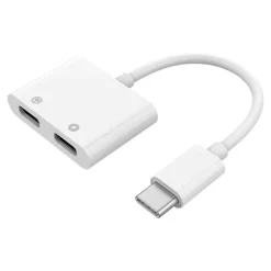 Bigben - Adaptateur USB-C audio vers USB-C + charge