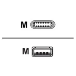 Bigben - câble de charge et de synchronisation USB/Connectique Lightning - 1m - blanc