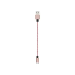 Bigben - câble de charge et de synchronisation USB/USB-C - 2 m - rose