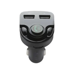 BigBen - chargeur allume cigare pour voiture avec transmetteur FM - 2 USB-A