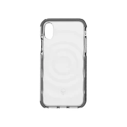 Bigben - Coque de protection pour iPhone X/XS - transparent et argent